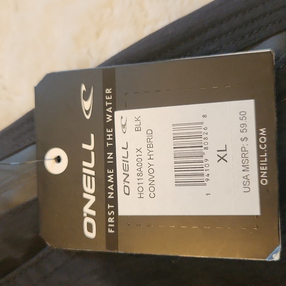 O'Neill Convoy 20" Hybrid Shorts Black XL - Picture 6 of 6